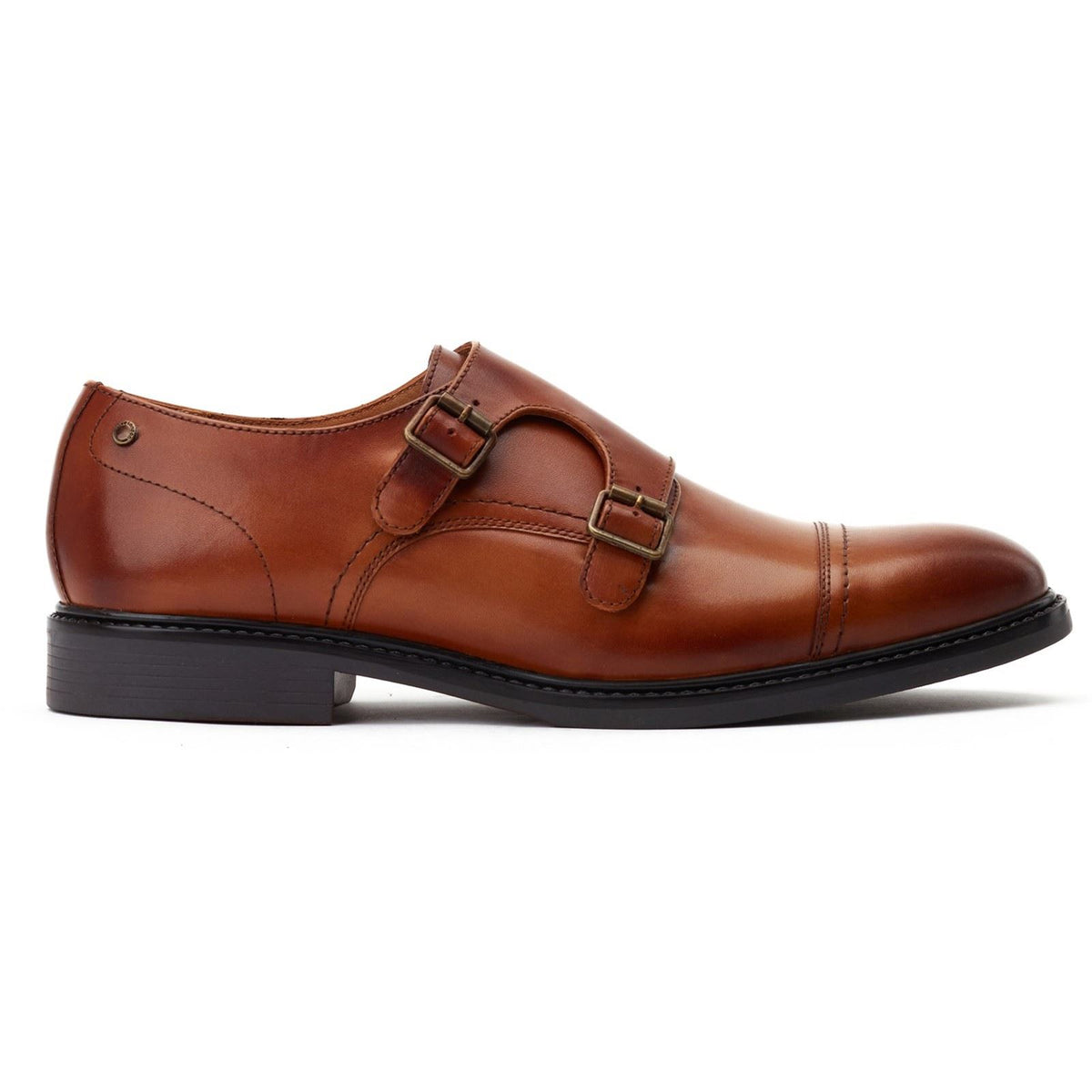 Base London Diablo Double Strap Monk Shoes