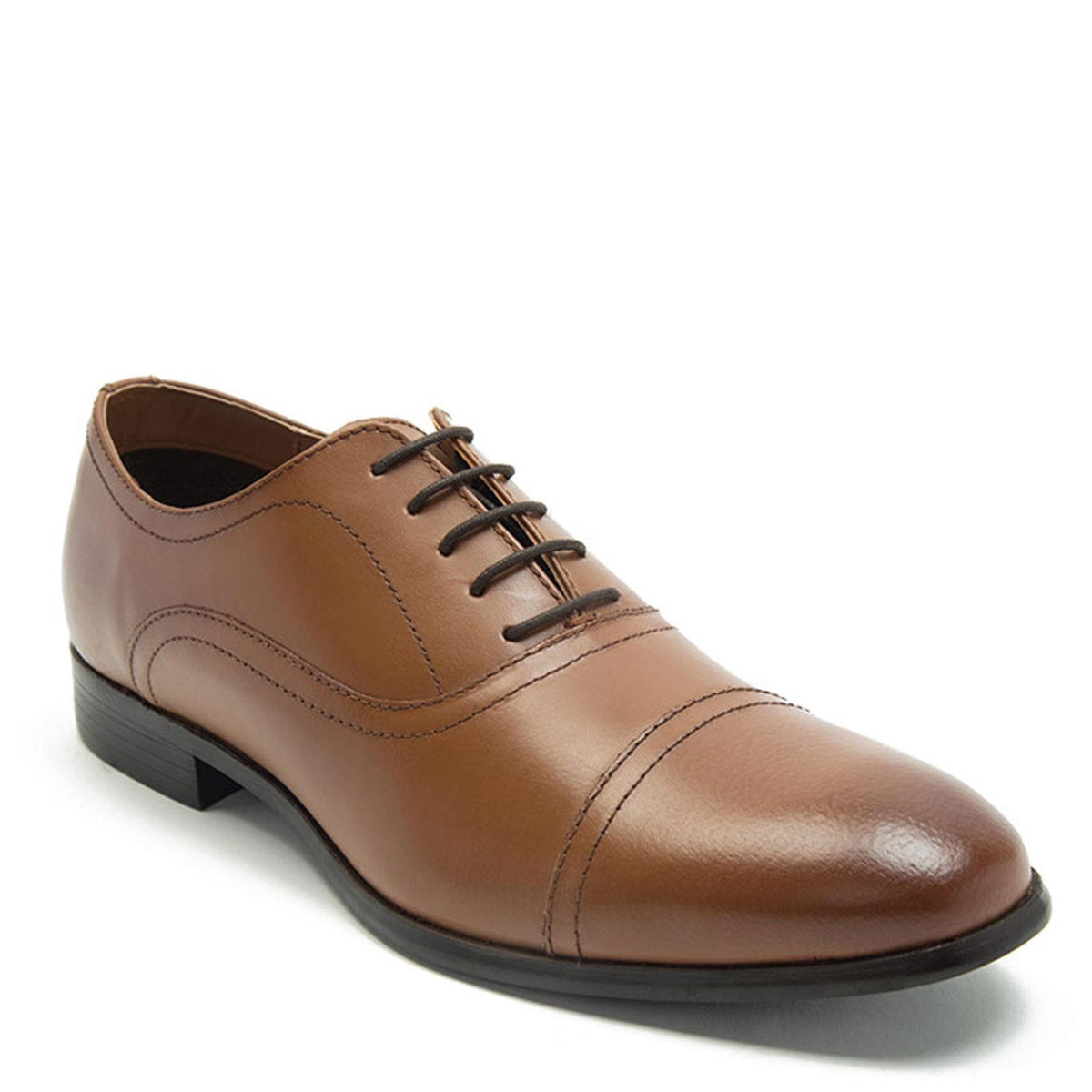 Thomas Crick Stowe Mens Leather Cap Leather Lace Up Oxford Shoes