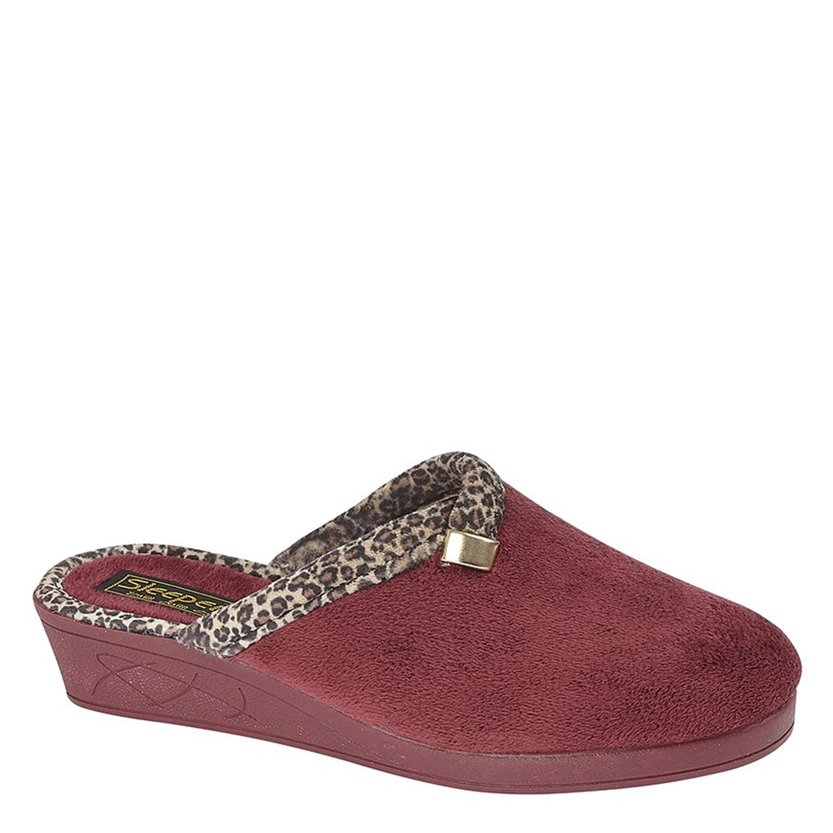 Sleepers Jackie Wedge Slip-On Mule Slippers