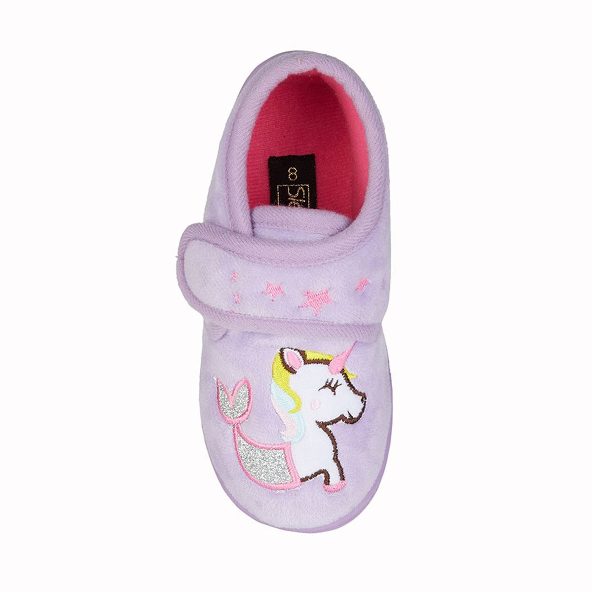 Sleepers Mystique Touch Fastening Unicorn Slippers