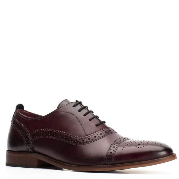 Base London Cast Washed Brogue Shoes