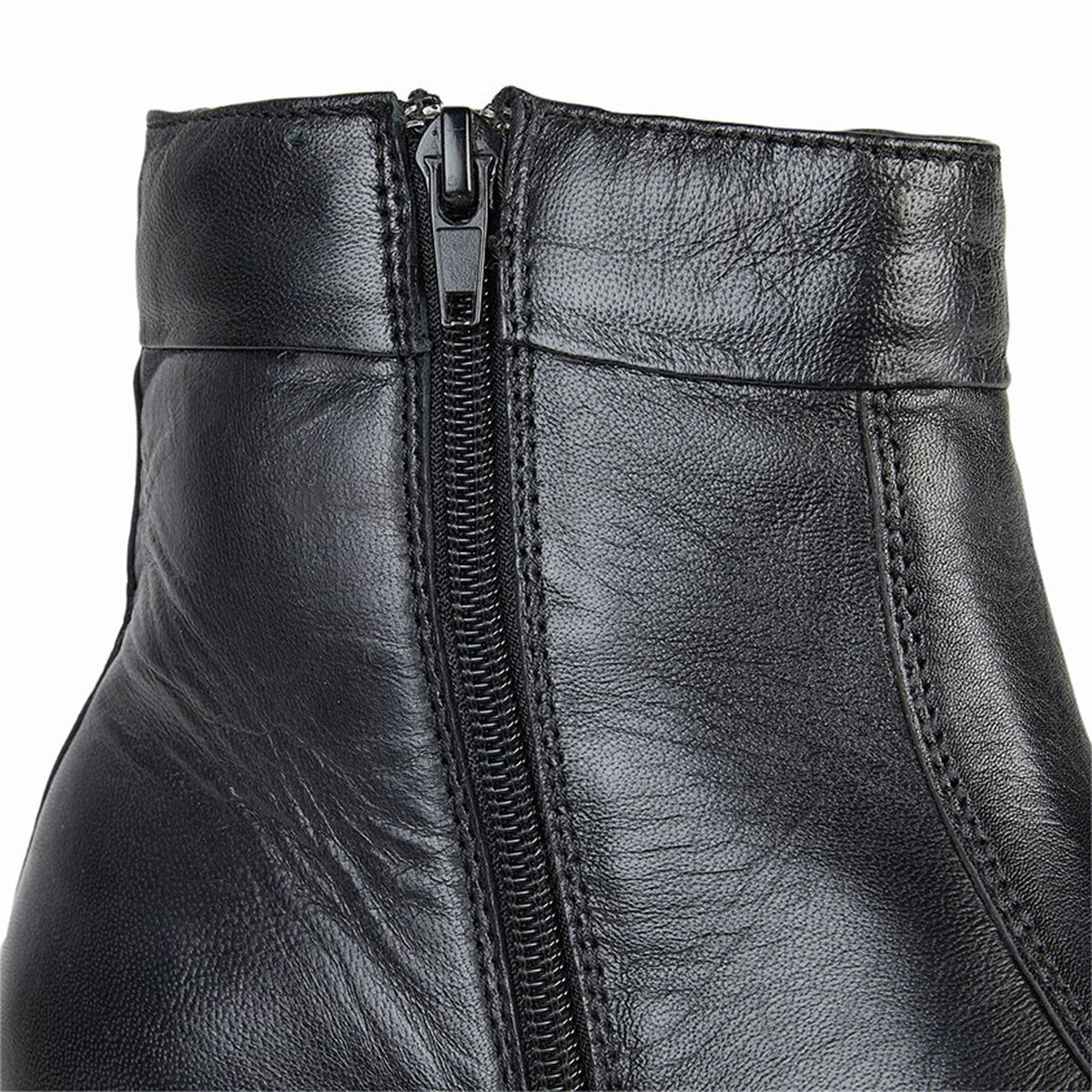 Scimitar M 753 Zip Up Pleated Ankle Boots