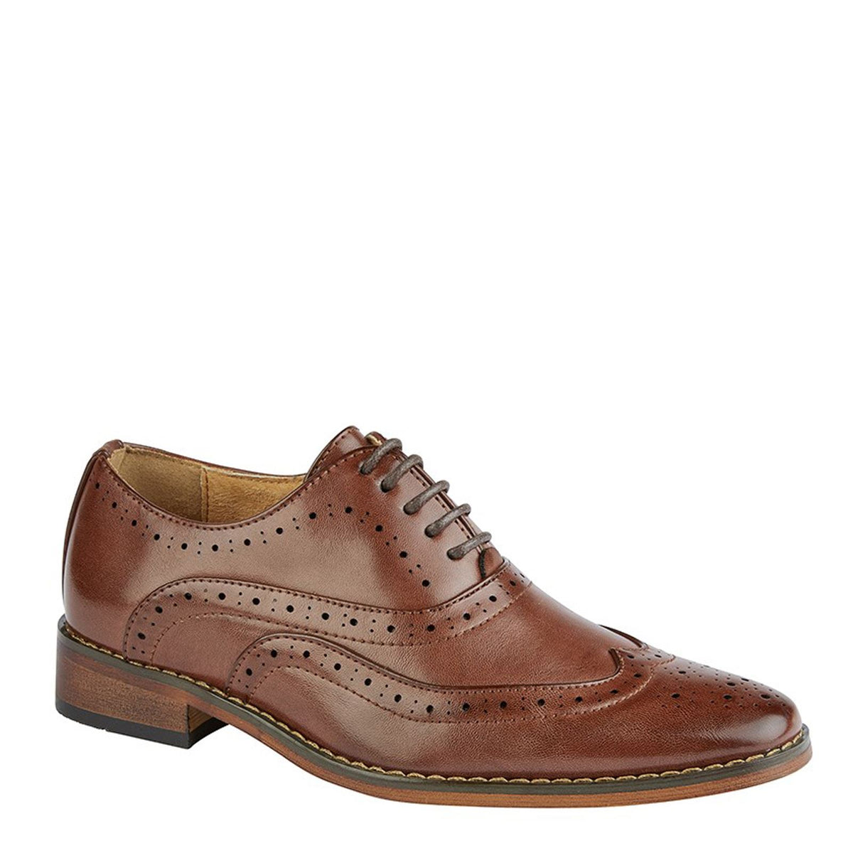 Goor B 9556 5 Eye Wing Capped Brogue Oxford Shoes