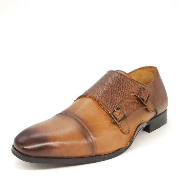 HX London Redbridge Monk Strap Shoes