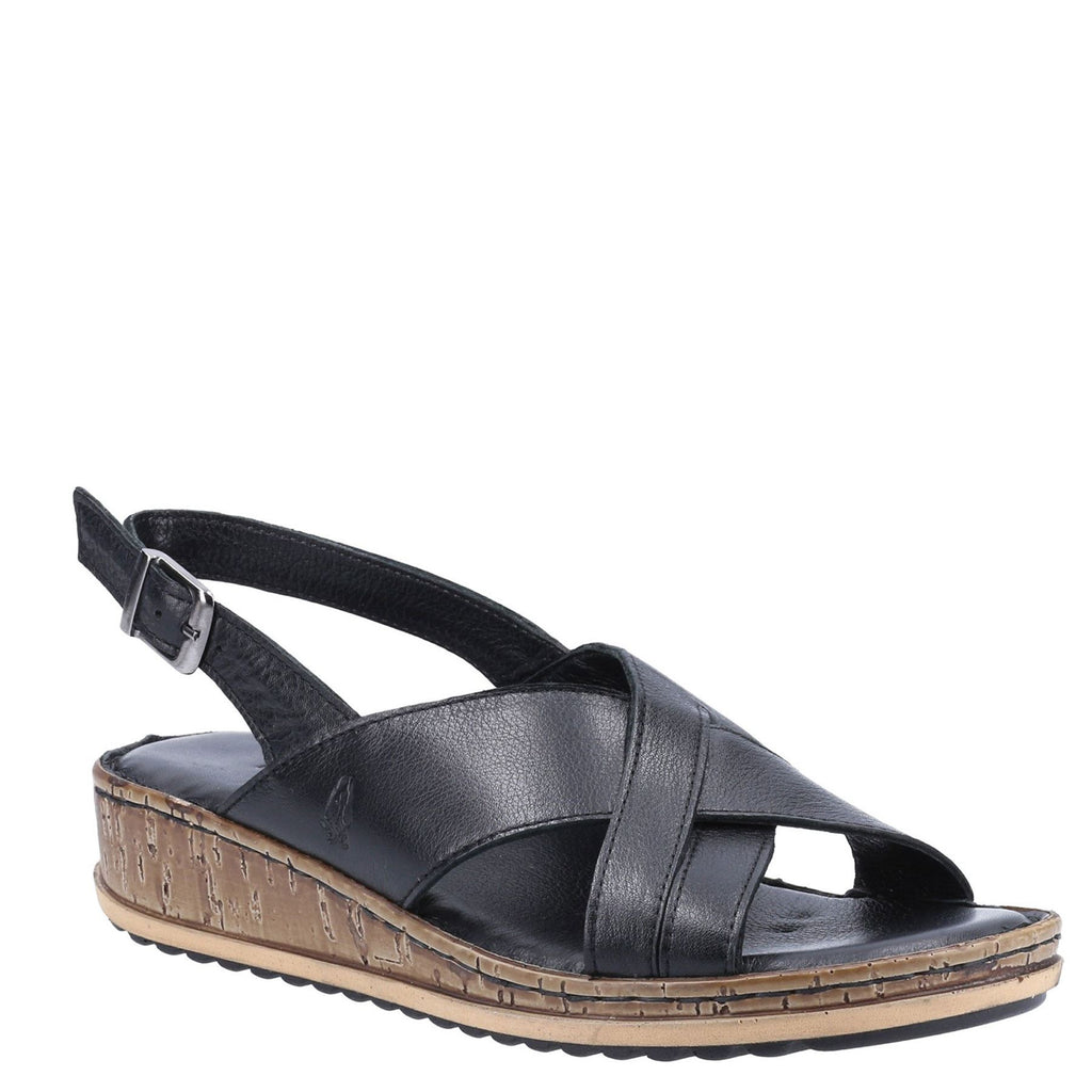 Hush Puppies Elena Cross Over Wedge Sandals