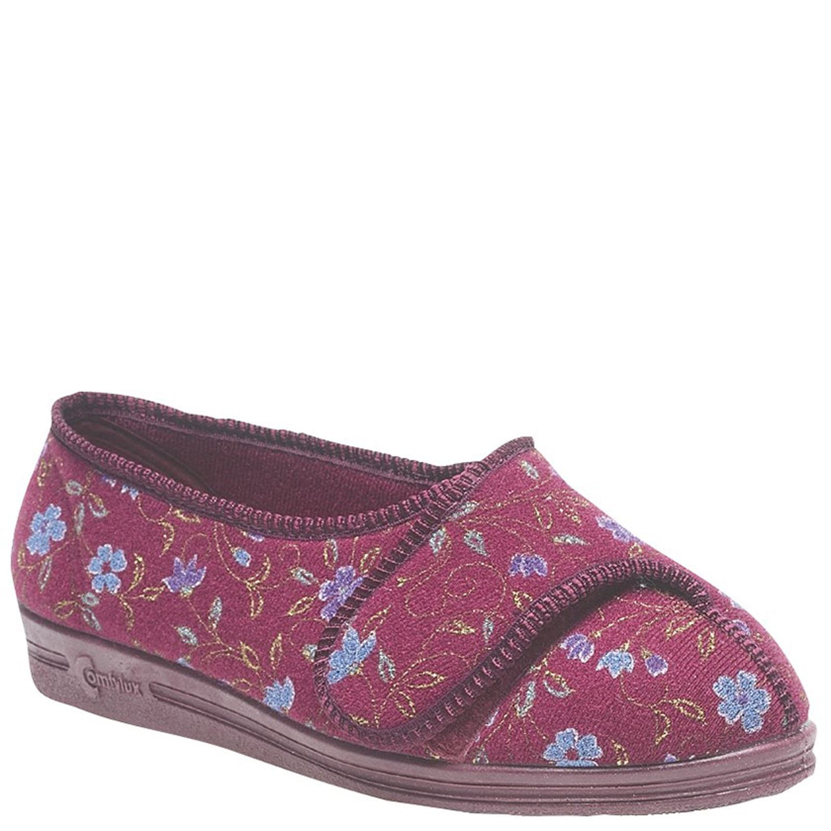 Comfylux Davina Superwide Touch Fastening Slippers