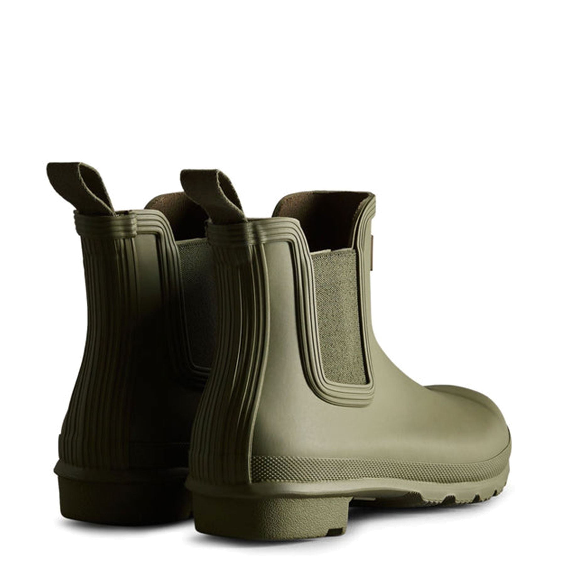 Olive green hunter rain boots online