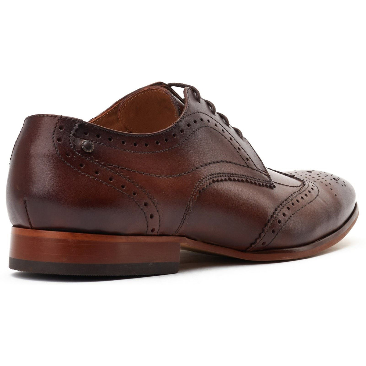 Base London Barbera Lace Up Brogue Shoes