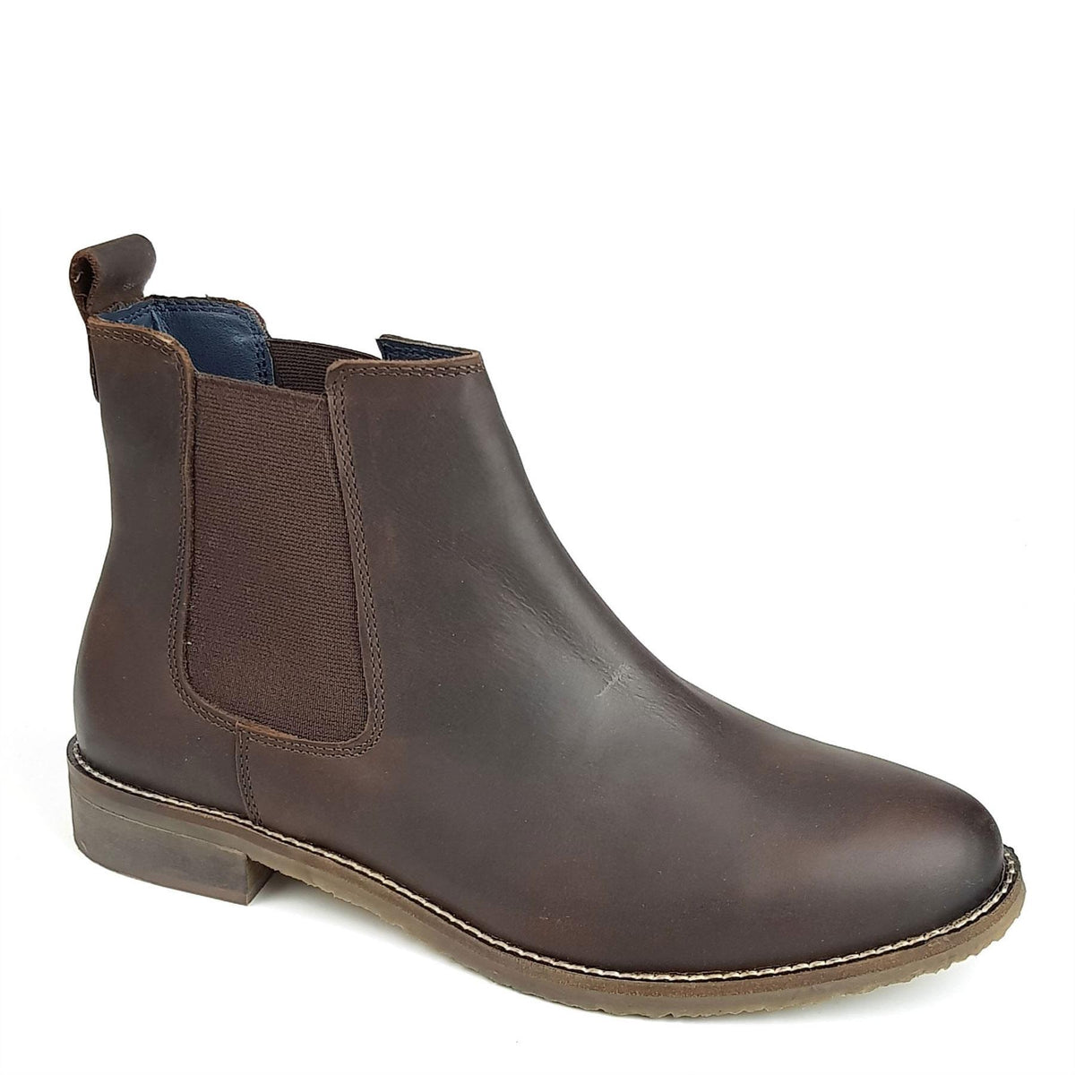 Frank James Aintree Ladies Leather Pull On Chelsea Boots