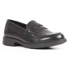 Geox Girls School Black Slip On J Agata D Shoes