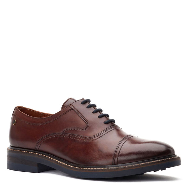 Base London Tatton Toe Cap Derby Lace Shoes