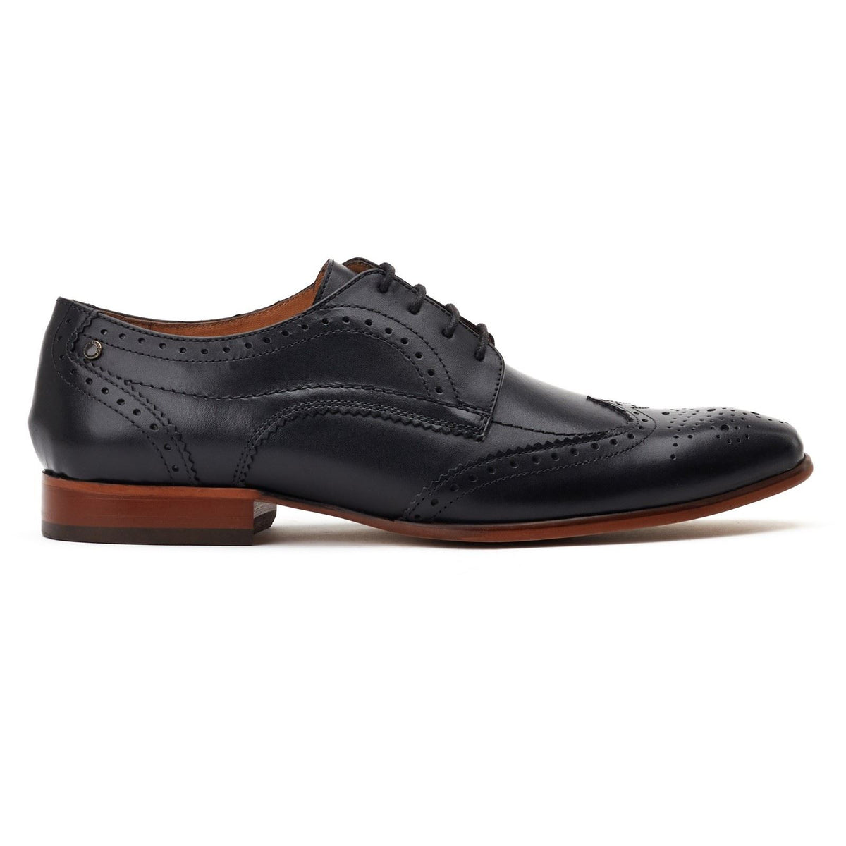 Base London Barbera Lace Up Brogue Shoes