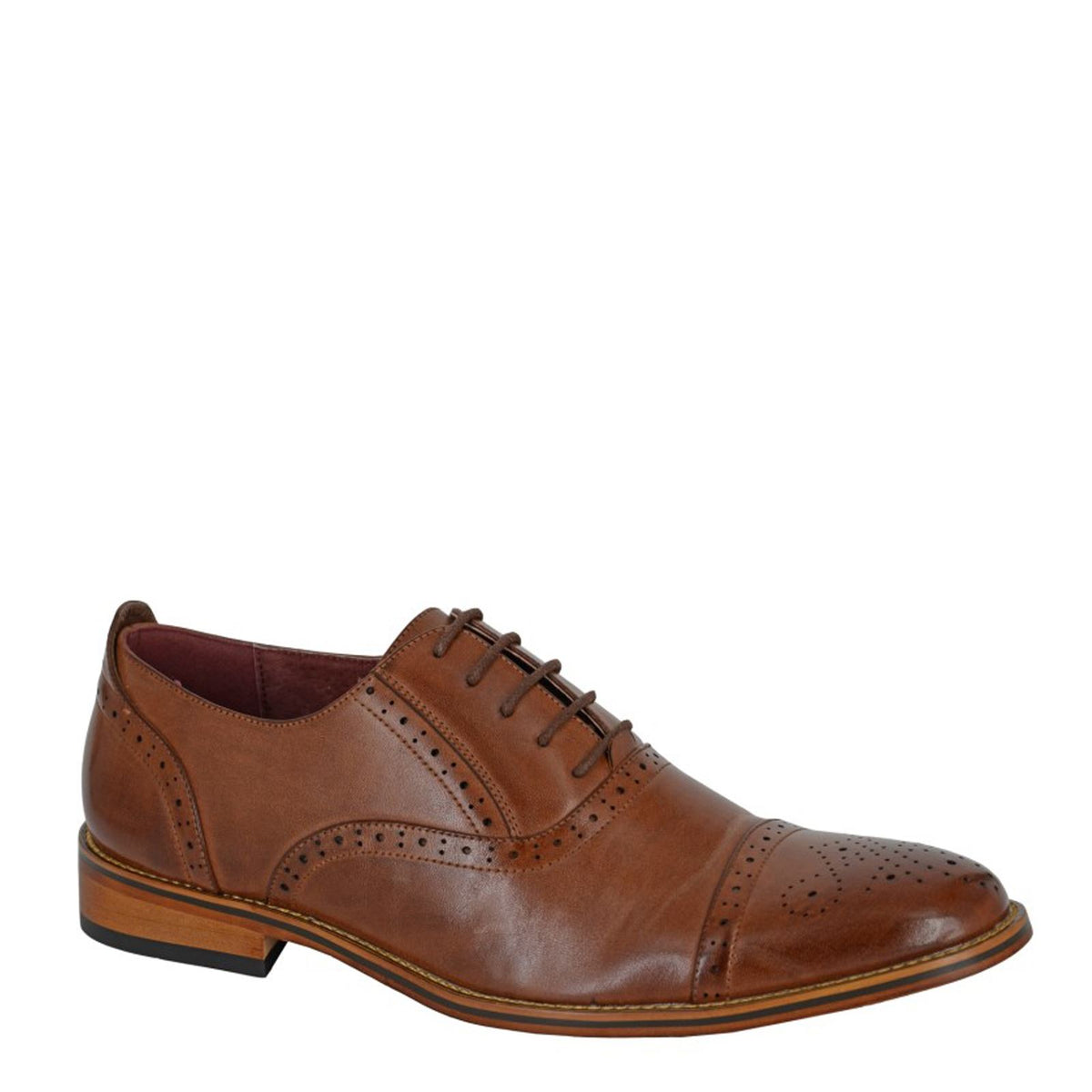 Goor M 516 Capped Lace Oxford Brogue Shoes