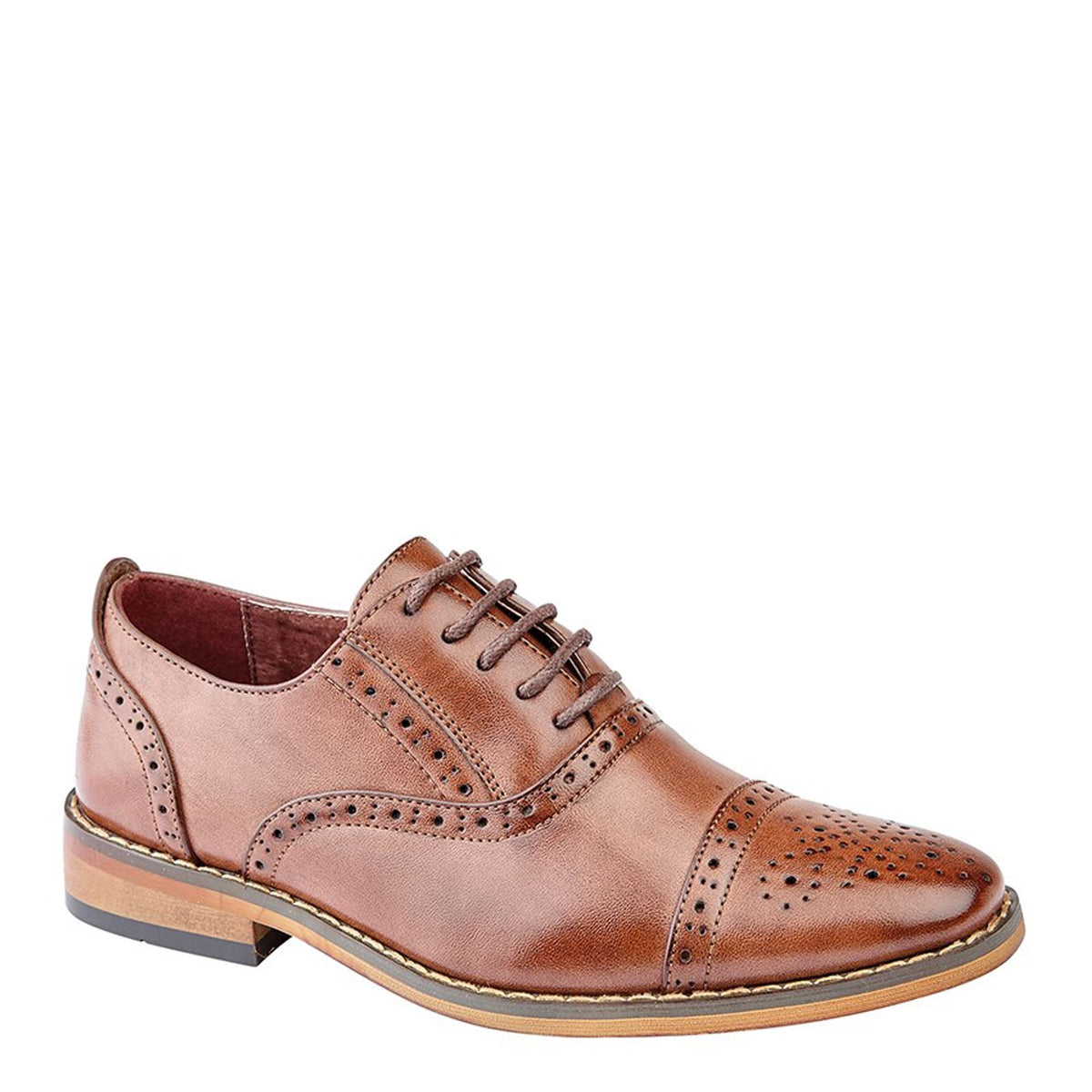 Goor B 516 Capped Lace Oxford Brogue Shoes