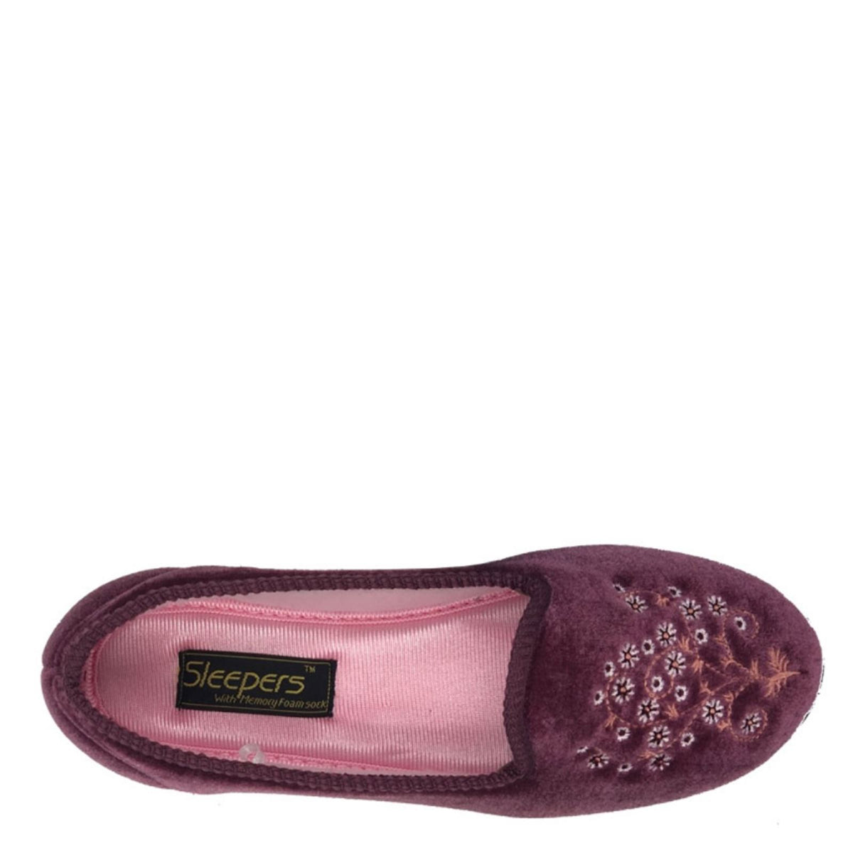 Sleepers Nieta Plain Embroidered Slippers