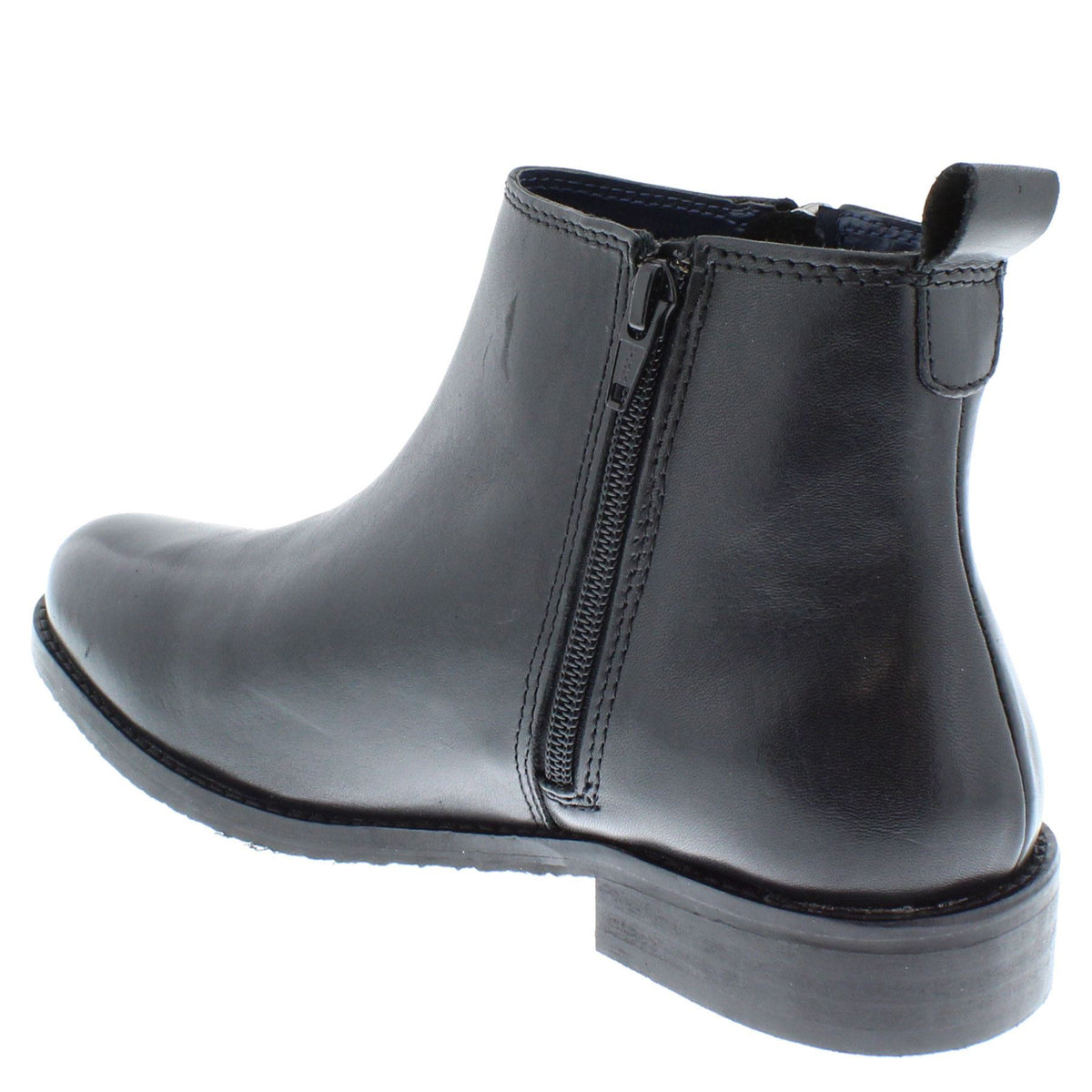 Frank James Newbury Ladies Womans Leather Zip Up Chelsea Boots