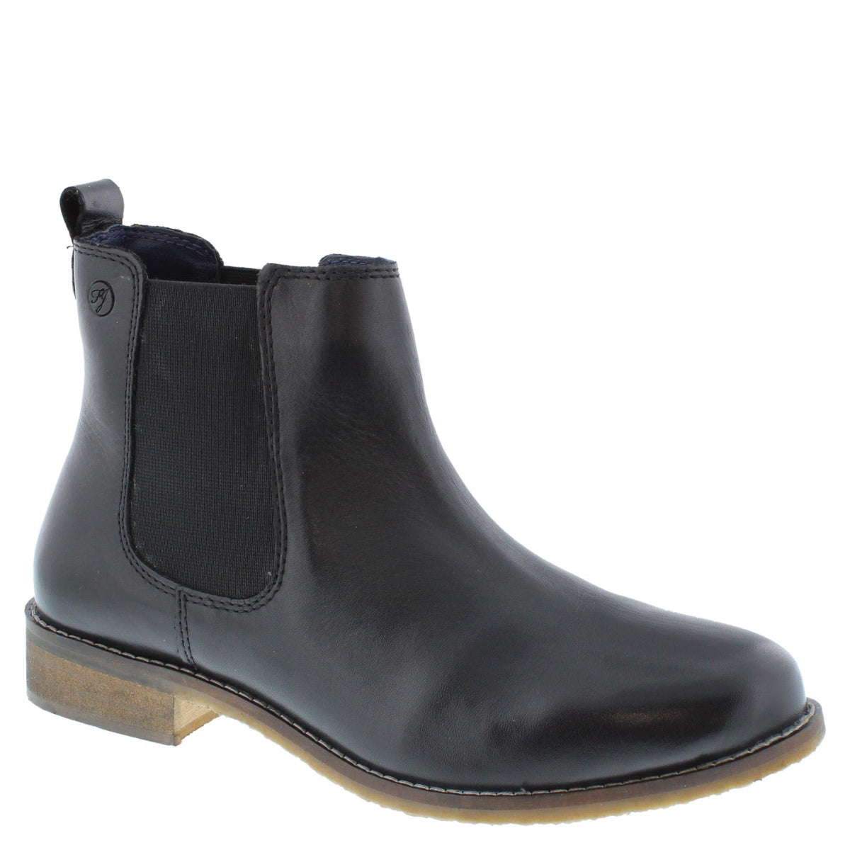 Frank James Aintree Ladies Leather Pull On Chelsea Boots