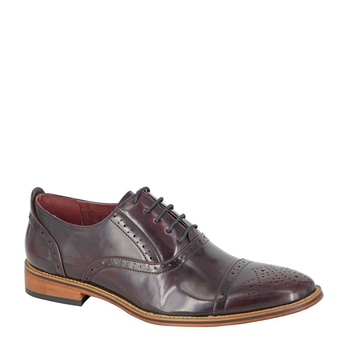 Goor M 516 Capped Lace Oxford Brogue Shoes