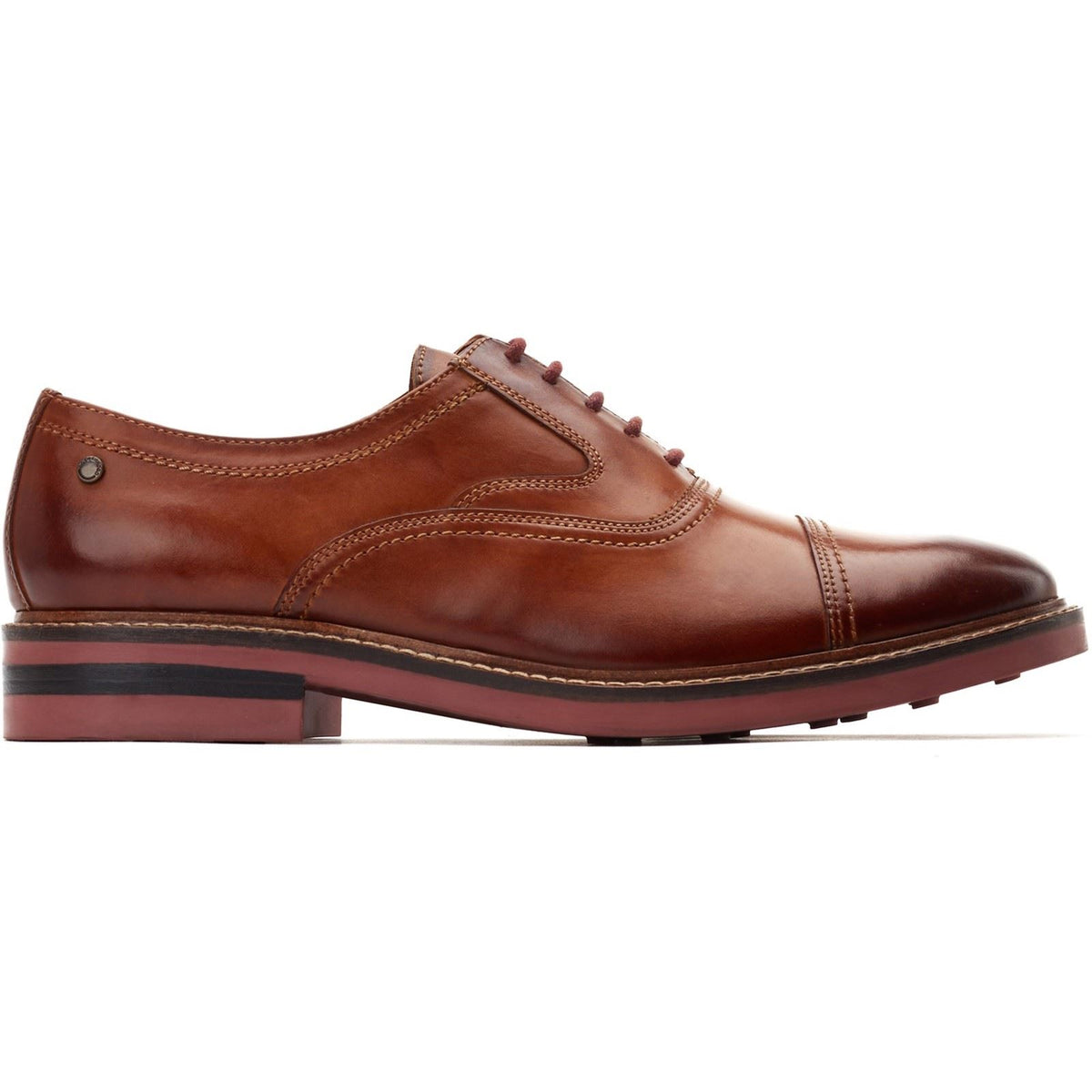 Base London Tatton Toe Cap Derby Lace Shoes