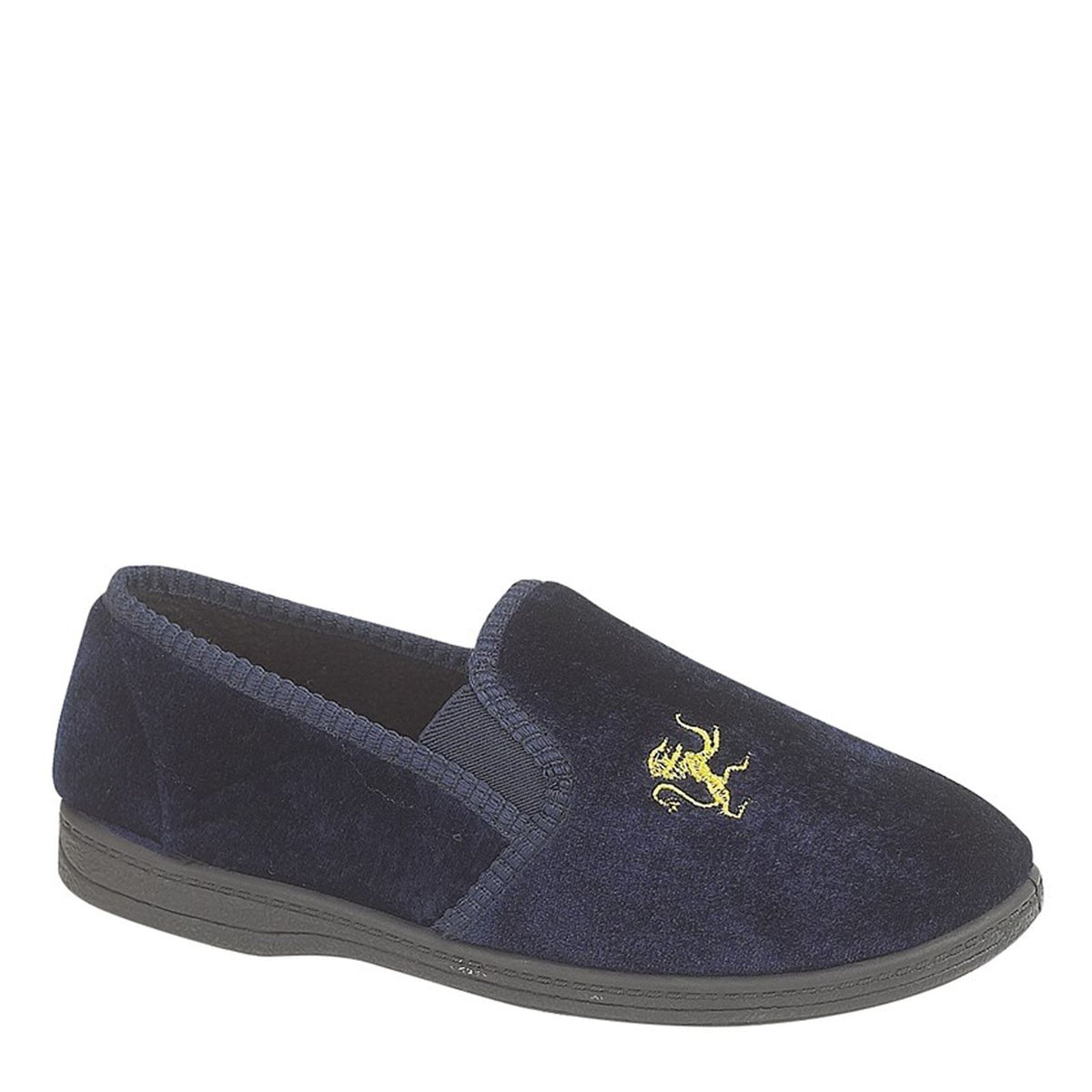 Sleepers Kyle Lion Motif Twin Gusset Slippers