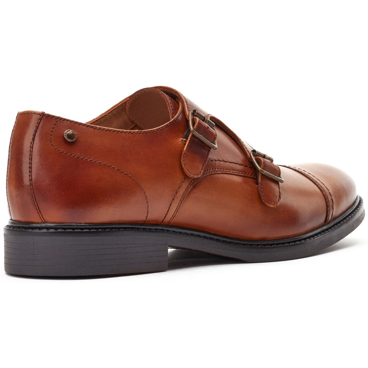 Base London Diablo Double Strap Monk Shoes