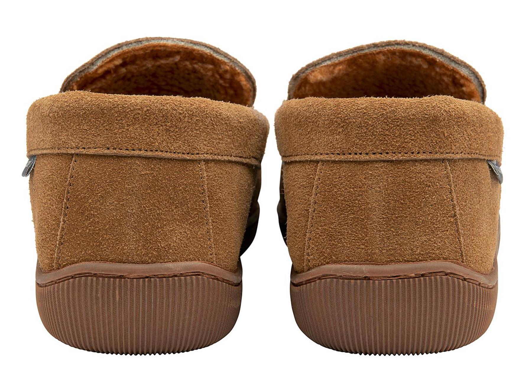 Suede hot sale leather slippers