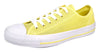 Converse Chuck Taylor All Star Low Top Yellow Womens Canvas Trainers Size