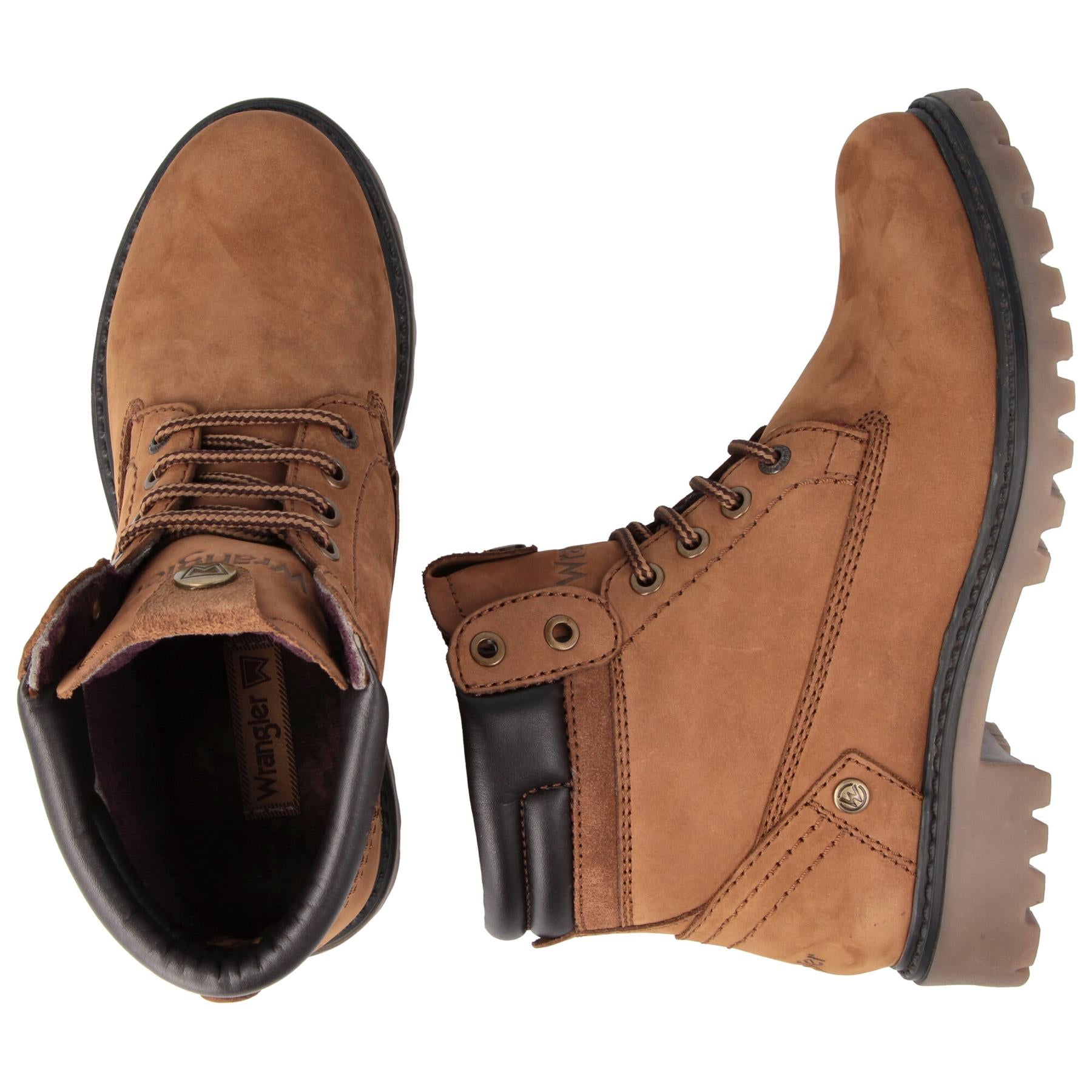 Brown wrangler outlet boots