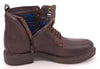 Wrangler Custom Leather Lace Zip Up Mens Combat Boots