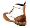 Frank James Kensington Mens Lace Brogue Leather Boots